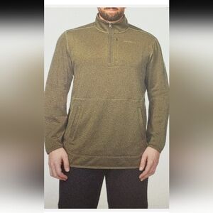 NWT MERRELL Quarter Zip Fleece Sweatshirt Mens Pullover Top Shirt